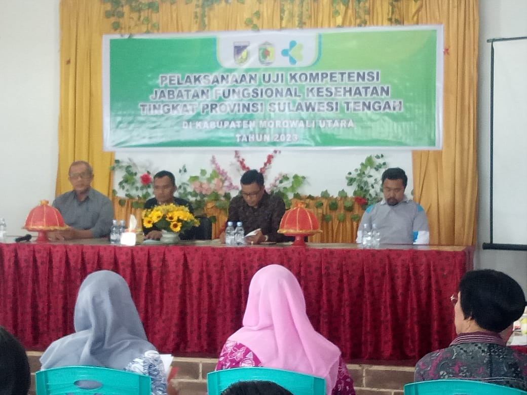 Sosialisasi Uji Kompetensi Kenaikan Jenjang Jabatan Fungsional Kesehatan Tingkat Provinsi Sul-Teng