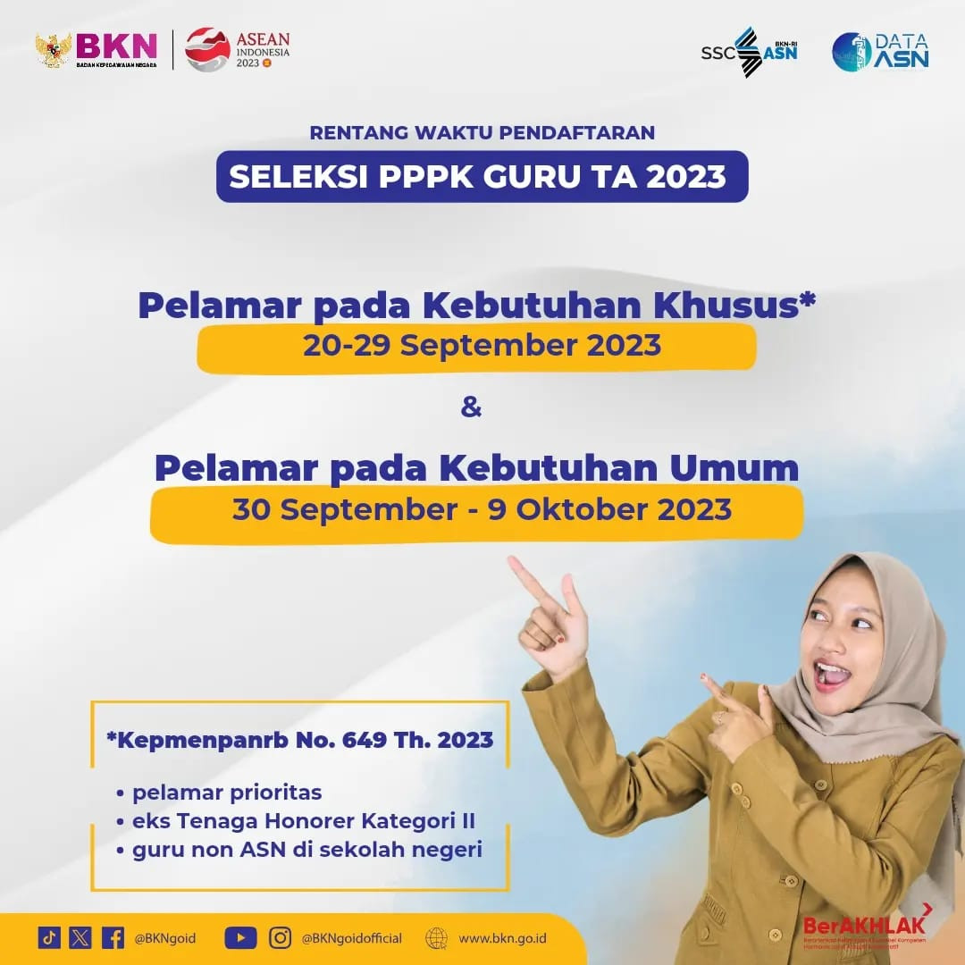 BUKU PEDOMAN PENDAFTARAN PPPK TAHUN 2023