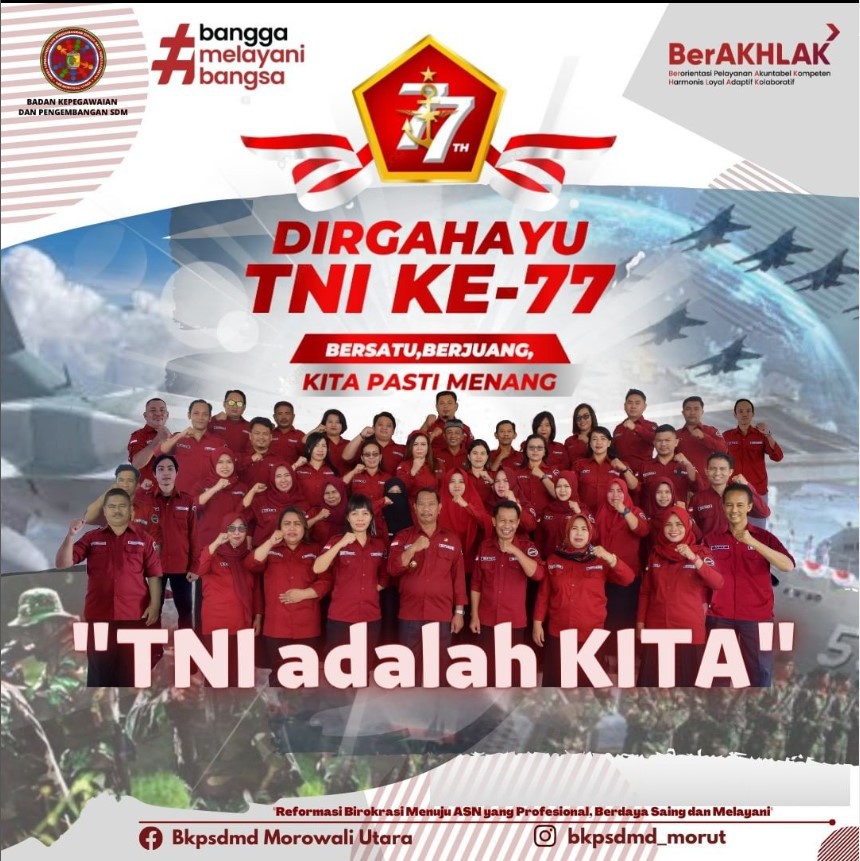 DIRGAHAYU TNI KE-77 TAHUN