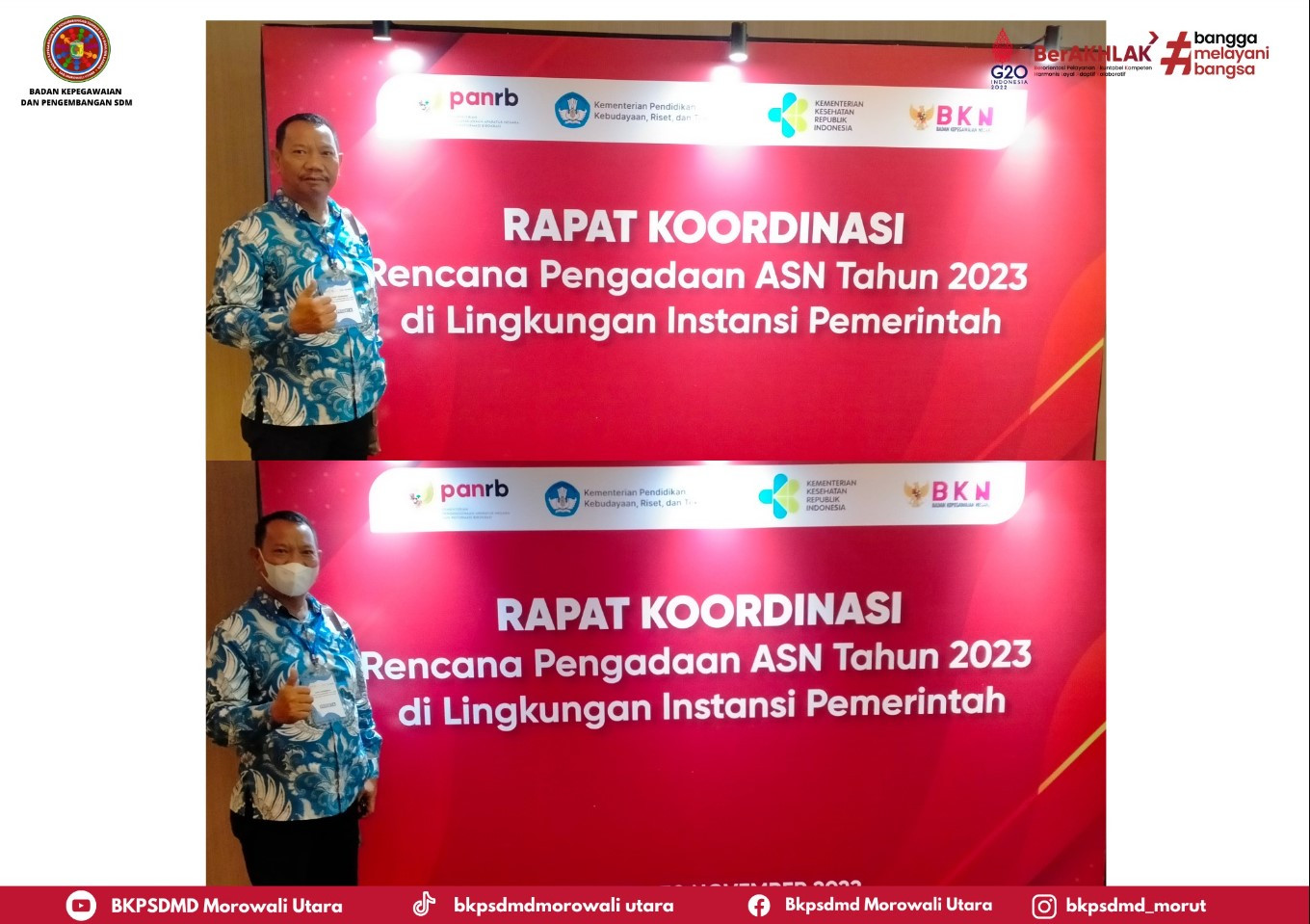 RAKORNAS PENGADAAN ASN TAHUN 2023 DI LINGKUNGAN INSTANSI PEMERINTAH