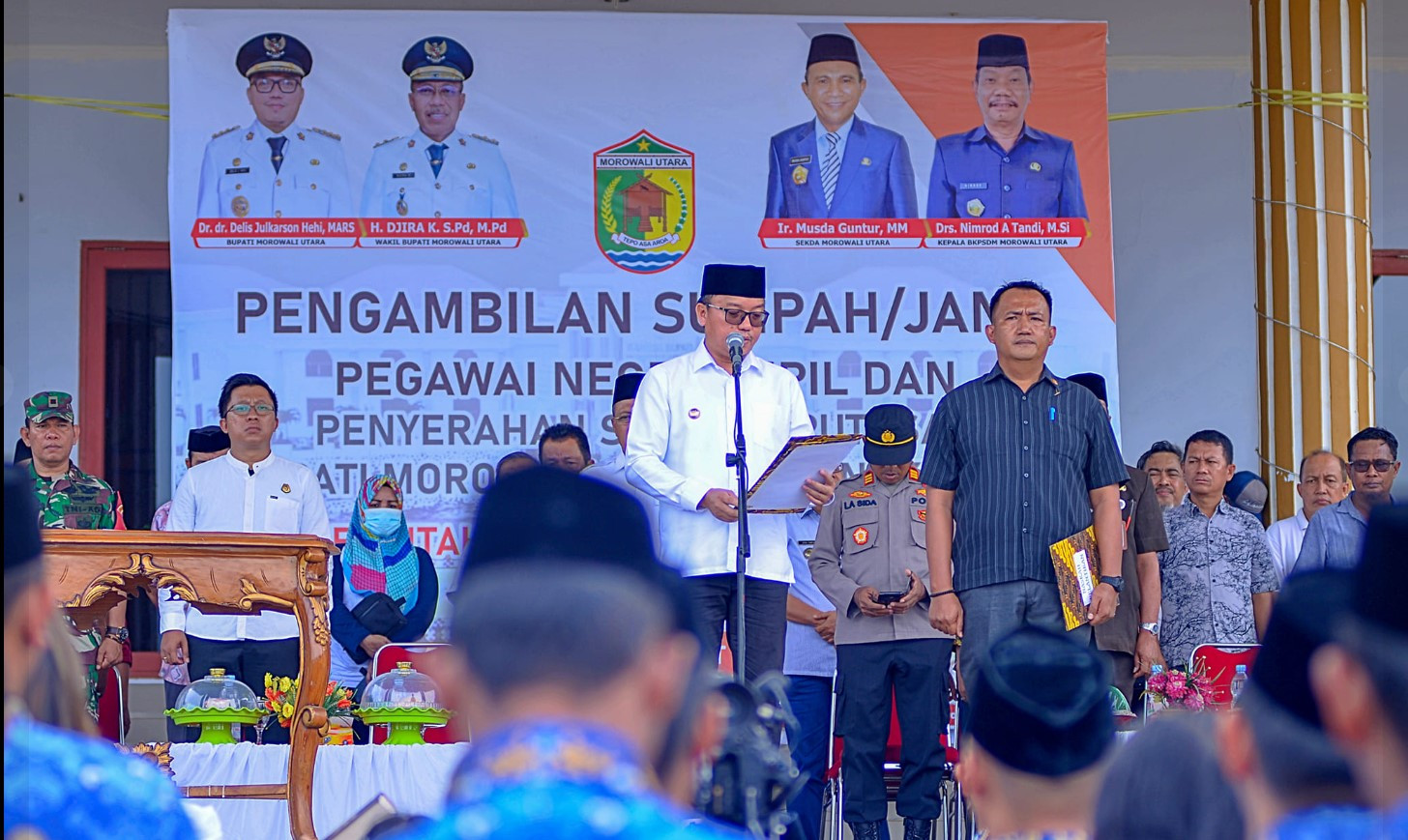 PENGAMBILAN SUMPAH PNS ANGKATAN 2019 DAN 2021 