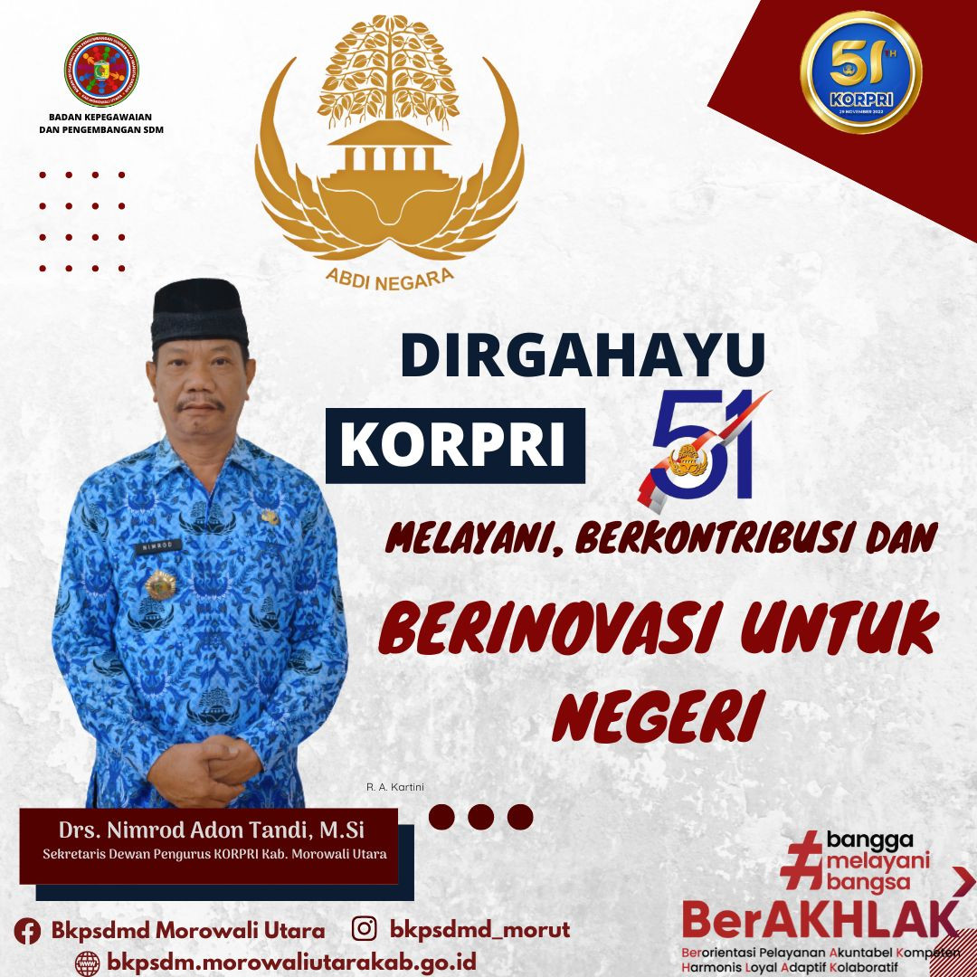 HUT KORPRI ke-51 Tahun