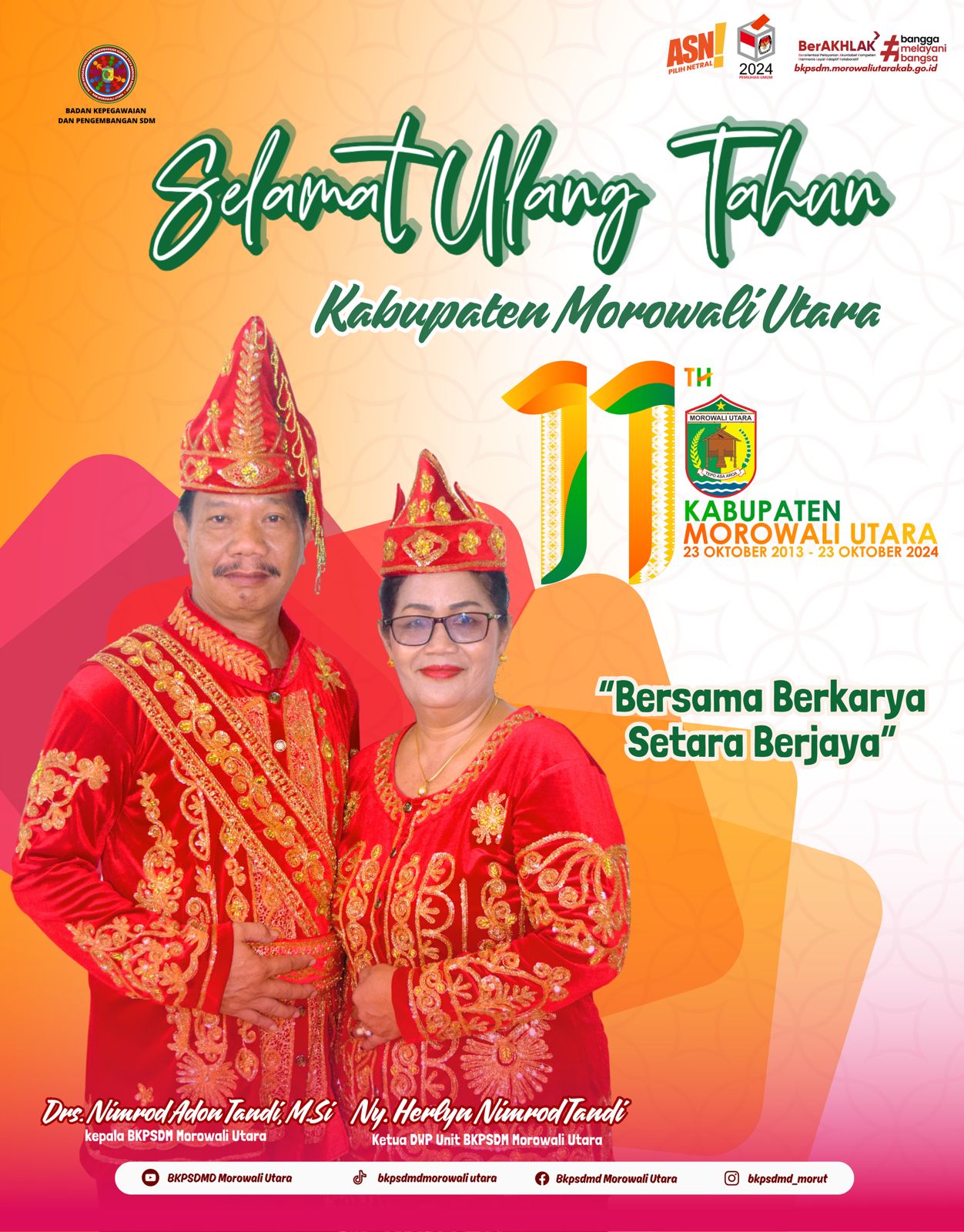 ulang tahun morut 11 tahun